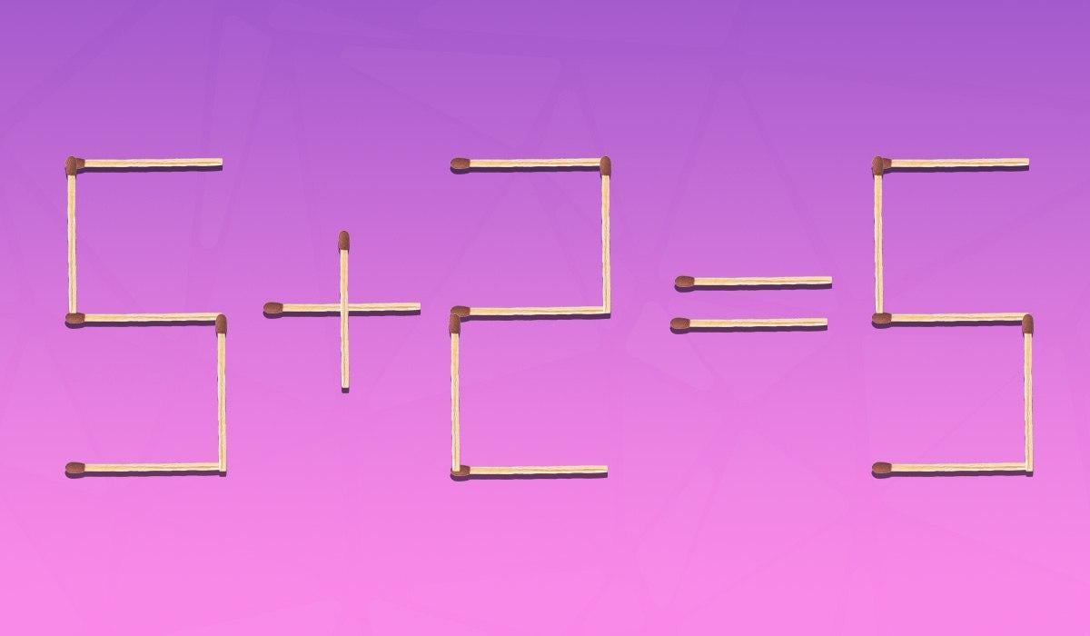 Kterou z 19 zápalek je třeba přesunout, aby byla rovnost správná: IQ test