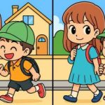 IQ test: najděte 3 rozdíly mezi obrázkem chlapce a dívky