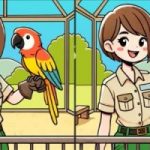 IQ test: najděte 3 rozdíly na obrázku dívky s papouškem