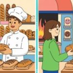 IQ test: najděte 3 rozdíly na obrázku pekaře za 25