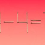 Matematická hádanka: stačí táhnout pouze jednu sirku